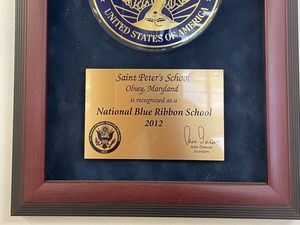 Blue Ribbon Plaque-2012